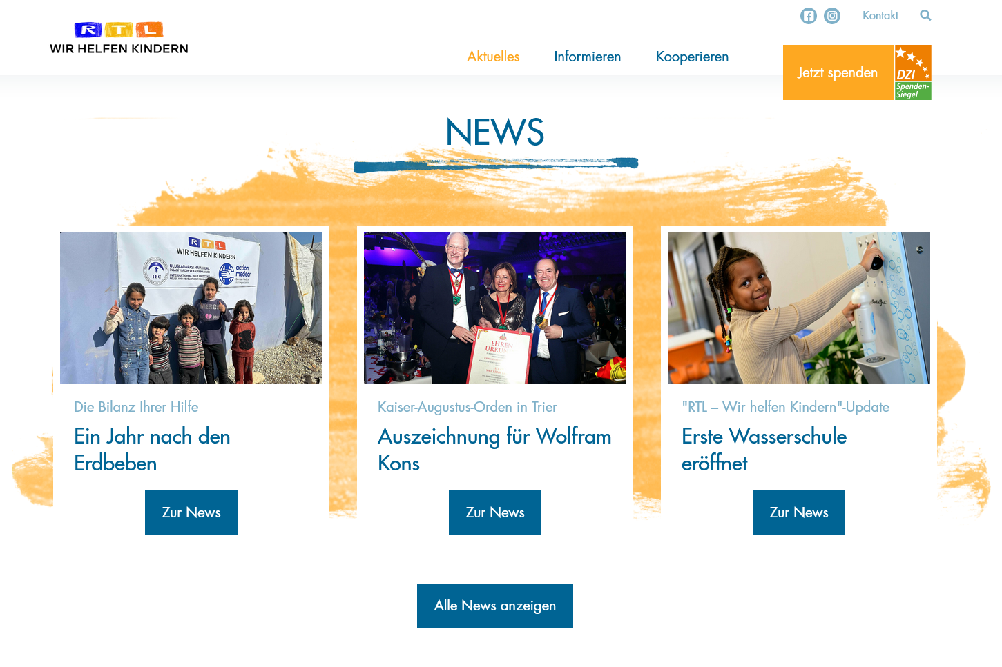 Screenshot RTL News