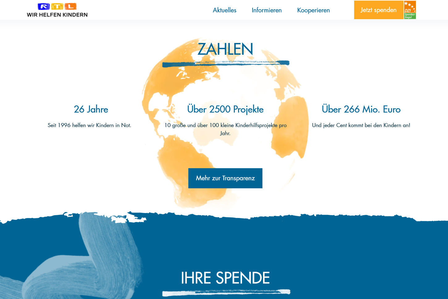 Screenshot RTL Zahlen