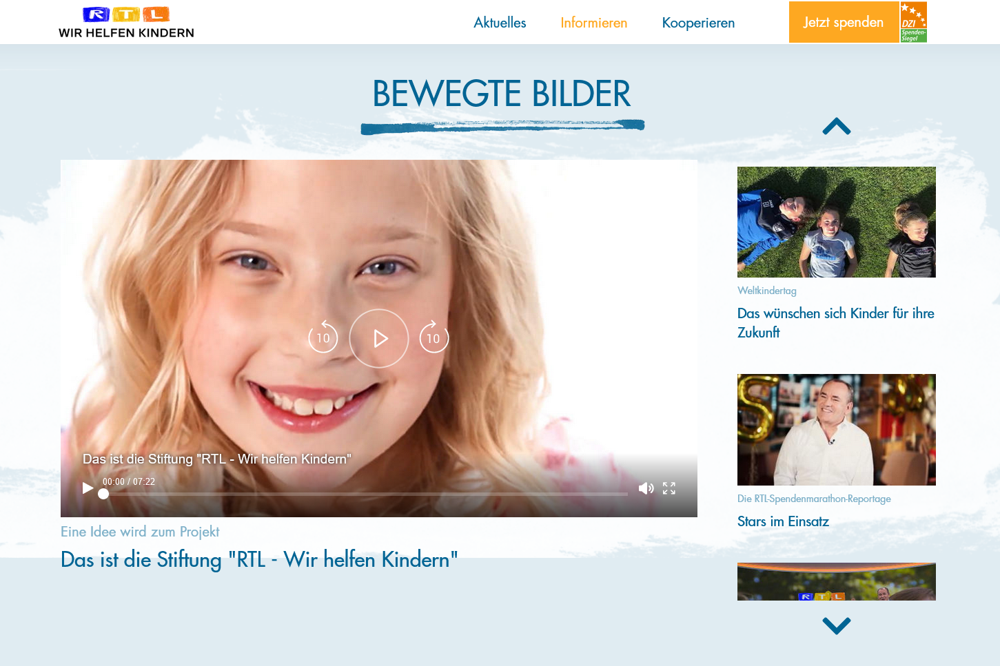 Screenshot RTL Mediathek
