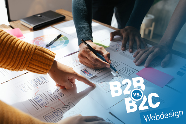 B2B vs. B2C im Webdesign B2B vs. B2C im Webdesign