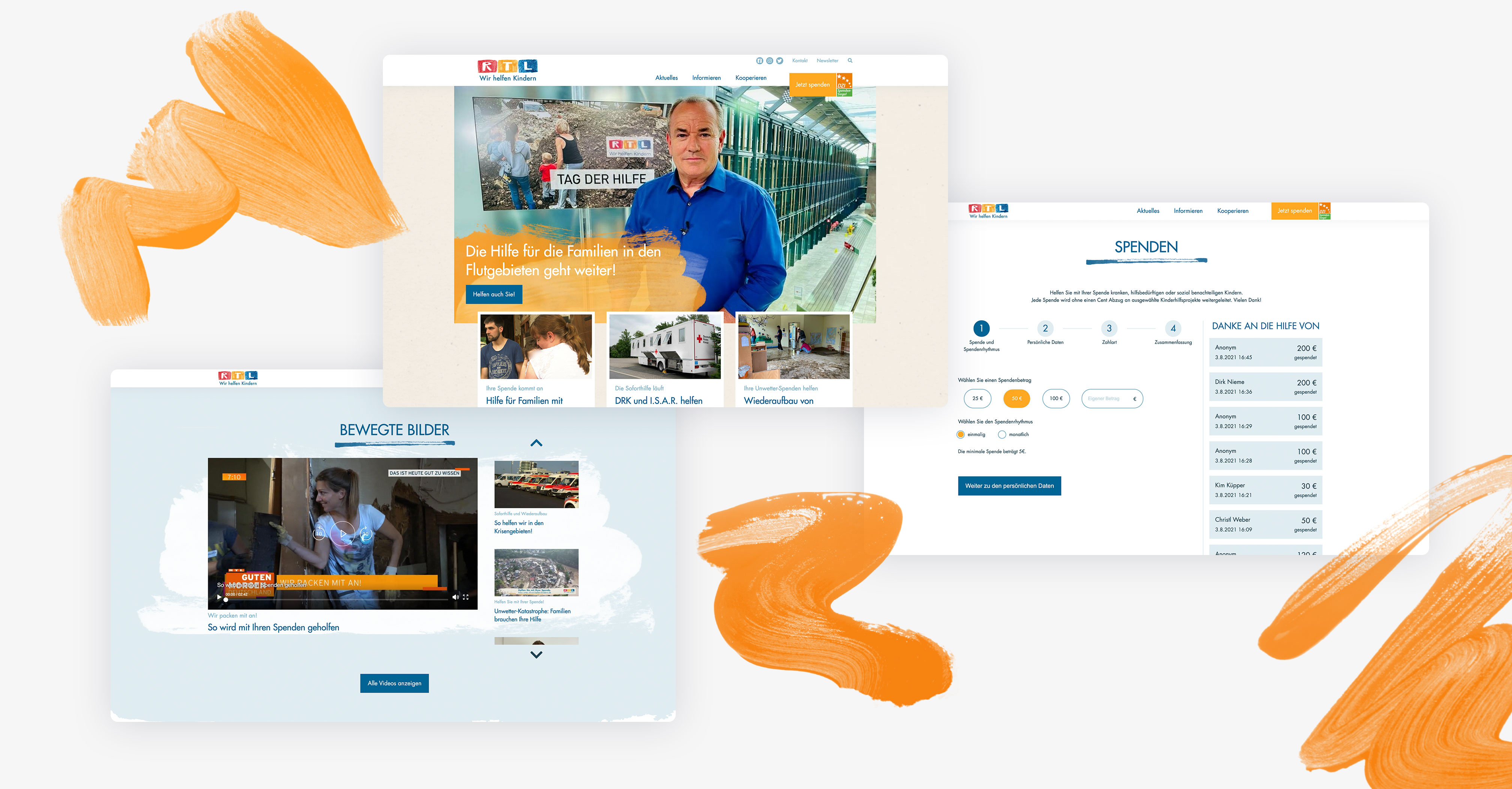 Webdesign RTL - Wir helfen Kinder