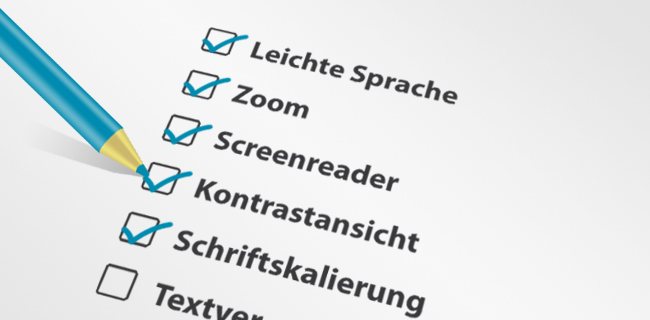 Checkliste für Barrierefreies Webdesign