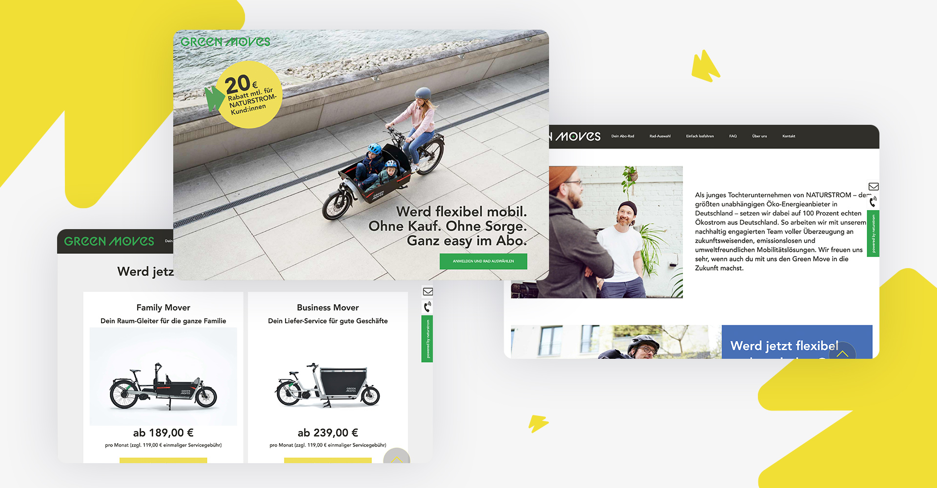 Webdesign Beratung für Green Moves Webdesign Beratung für Green Moves